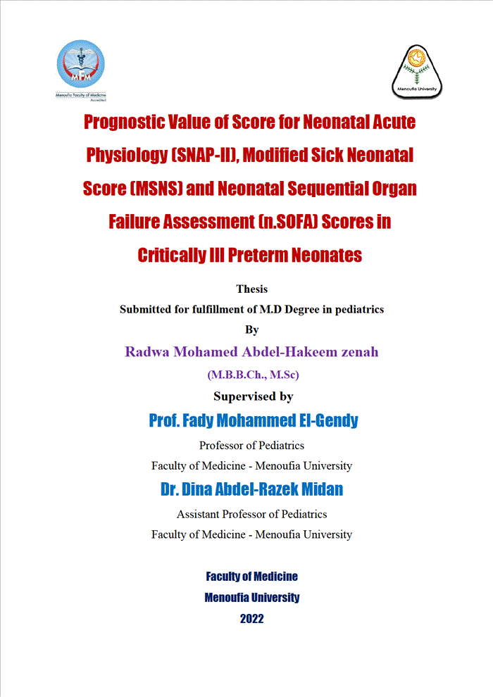 Apgar Score Offers Prognostic Info for Neonatal Survival